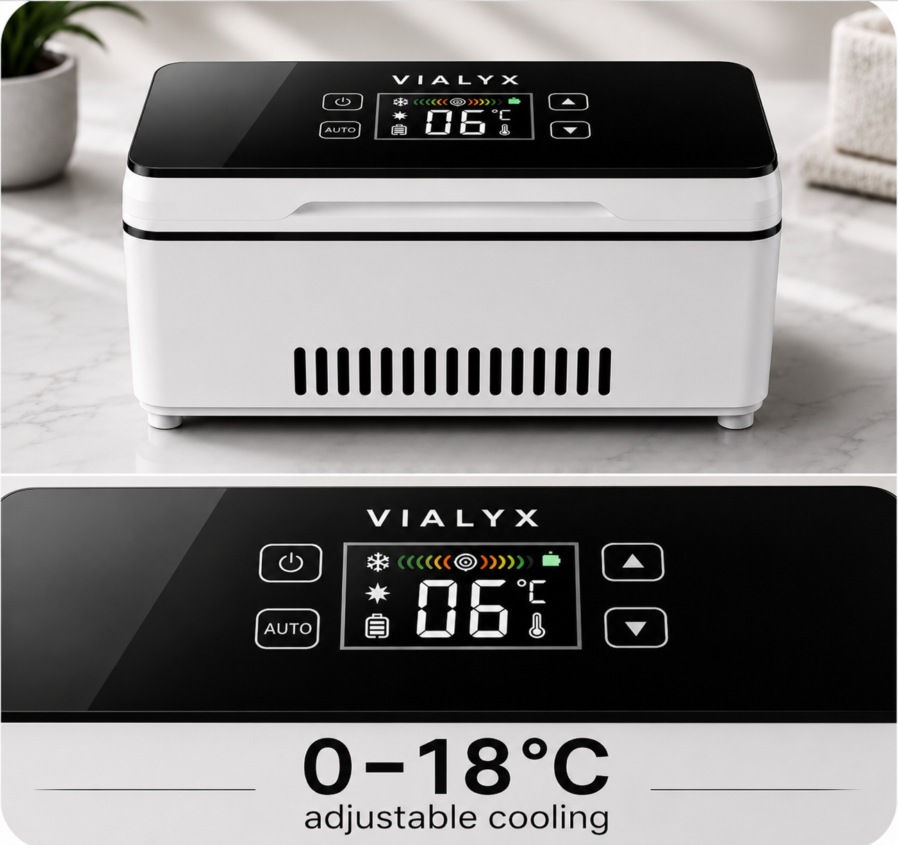 VIALYX adjustable cooling display